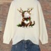 Women's Turtleneck Printed Sweater G3042