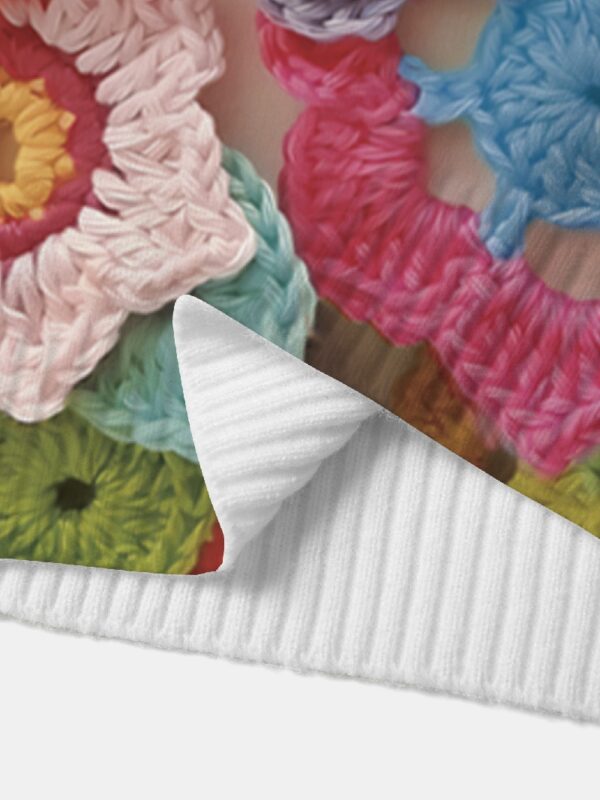 Women's Round Neck All-Over Patterned Sweater Y011