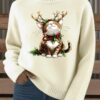 Women's Turtleneck Printed Sweater G3042
