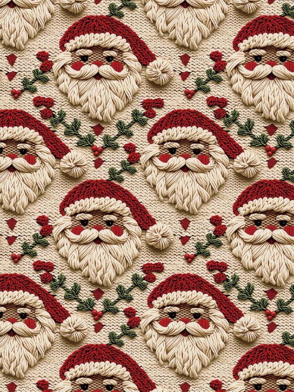 Women's Round Neck All-Over Patterned Sweater Y022