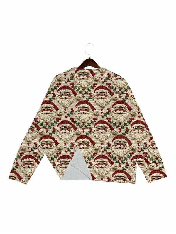 Women's Round Neck All-Over Patterned Sweater Y022